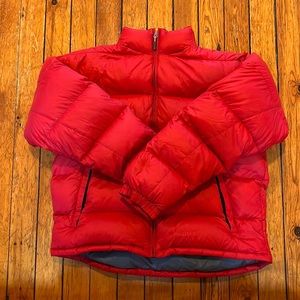 Marmot Down Jacket 700 Fill Puffer Retro Red Guide Coat Men’s Size XL